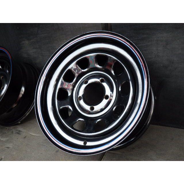 【2947】A 送料無料 American Racing AR767 鉄ホイール 15x7.0J 5穴 PCD114.3 +4 4本 ...