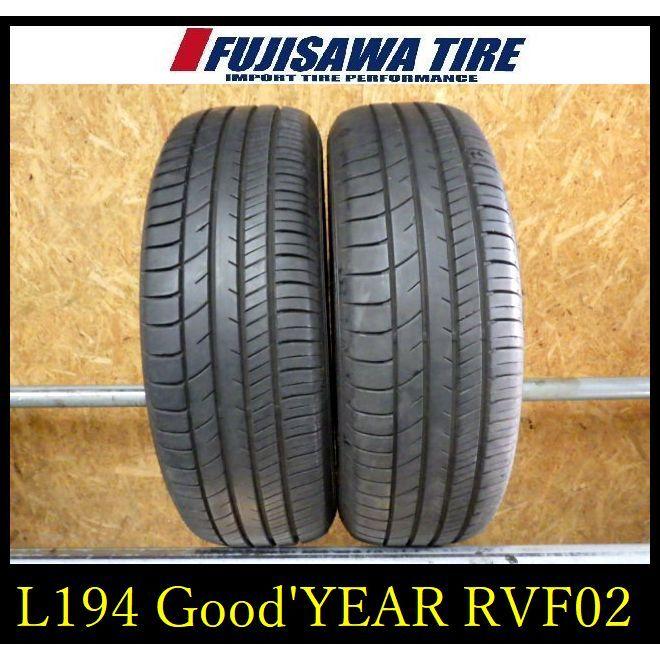 【L194】E 送料無料 2023年製造 約8部山 Good'YEAR EfficientGrip RVF02 195/65R15 2本 ...