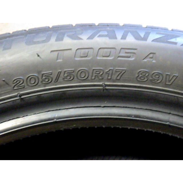 【新車外し】【送料込み】ブリヂストン トランザ 205/50R17 4本セット L497】G◇送料無料◇2025年製造 約9部山 新車外し◇BRIDGESTONE