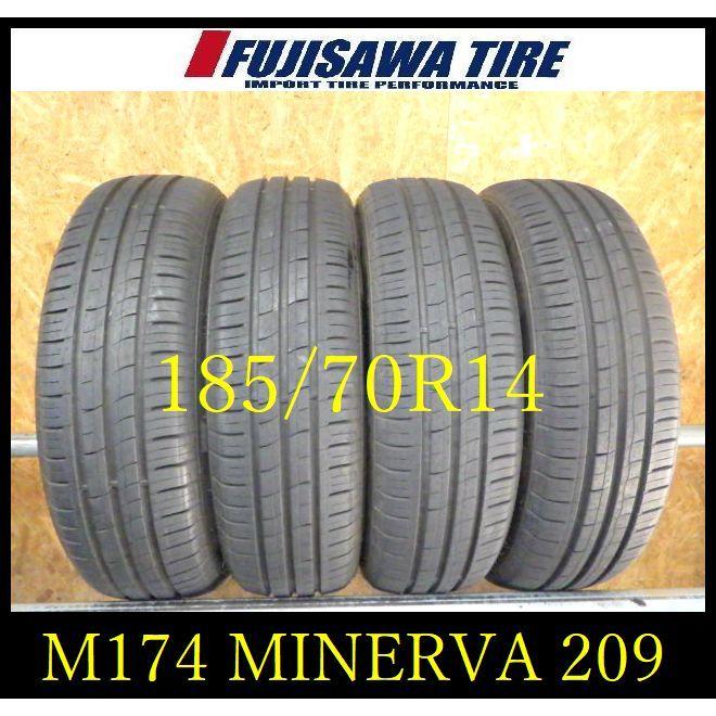 【M174】 送料無料 2022年製造 約8部山 MINERVA 209 185/70R14 4本 : フジサワタイヤ ヤフーSHOP ...