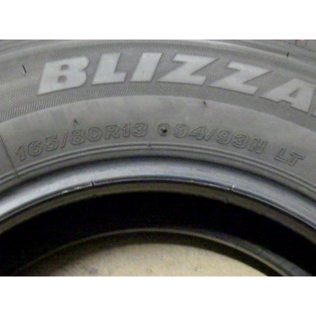 SR627】送料無料◇2024年製造 約8〜8.5部山◇BS BLIZZAK VL10A◇165