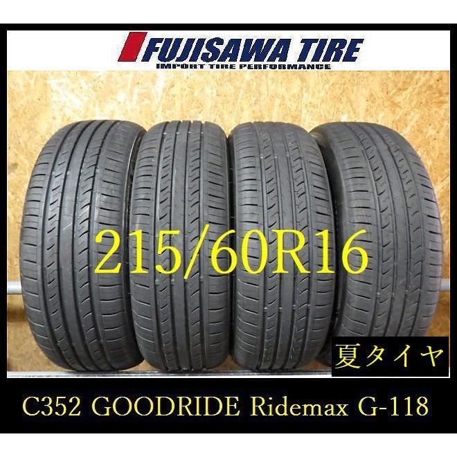 【C352】G送料無料 2025年製造 約9部山 GOODRIDE Ridemax G-118 215/60R16 4本 C352-26 ...