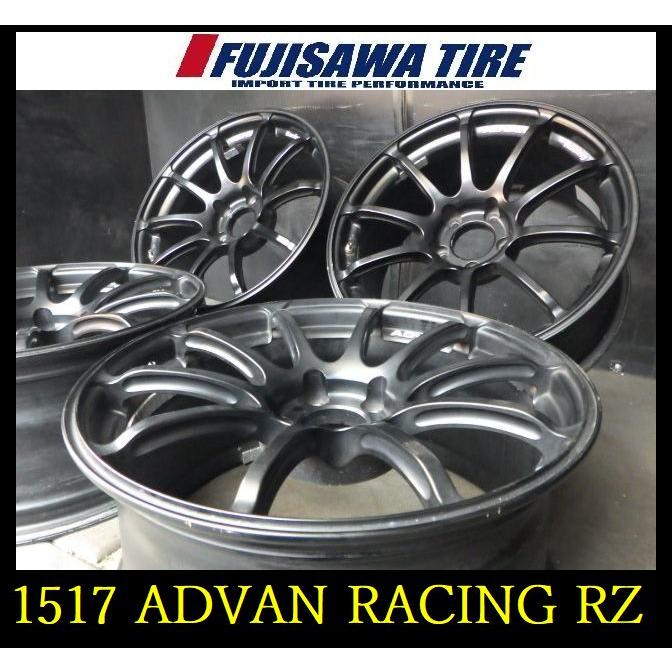 ADVAN RACING RZ 17インチ ホイール4本セット スタッドレスにも ADVAN