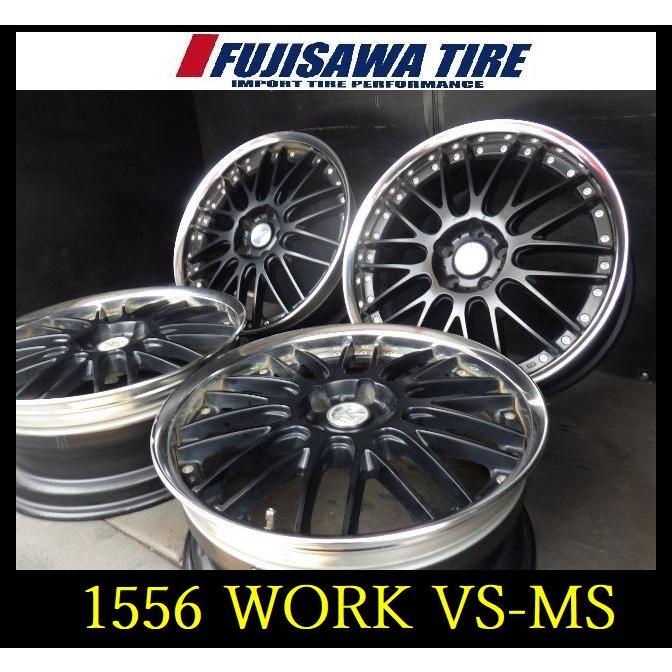 WORK 【1556】☆FK8810074◇WORK VS-MS◇19x8JJ 5穴 PCD114.3 + WORK 【1556】☆FK8810074◇WORK VS-MS◇19x8JJ 5穴 PCD114.3 +