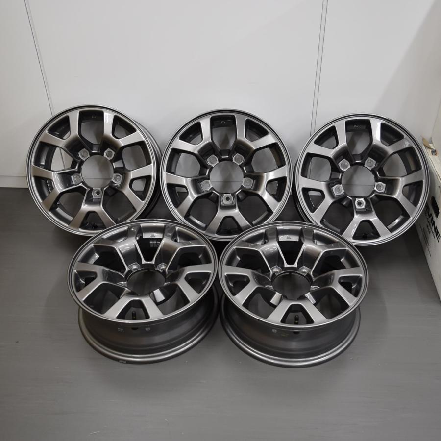 中古 未使用に近い】ジムニーシエラ 純正ホイール 5本セット 1555+5 