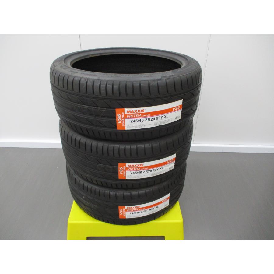 未使用タイヤ3本セット】MAXXIS VICTRA SPORT VS5 245/40R20 99YXL 