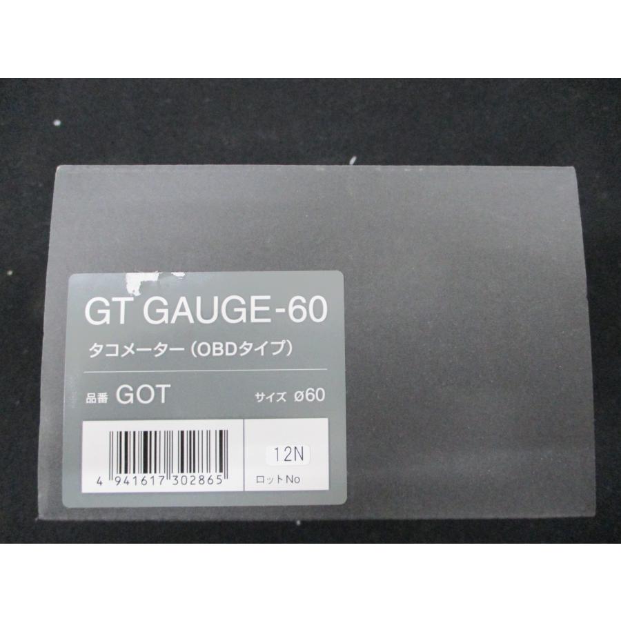 【未使用品】PIVOT タコメーター GT GAUGE-60 GOT　OBD接続タイプ｜fujisawatyougo｜02