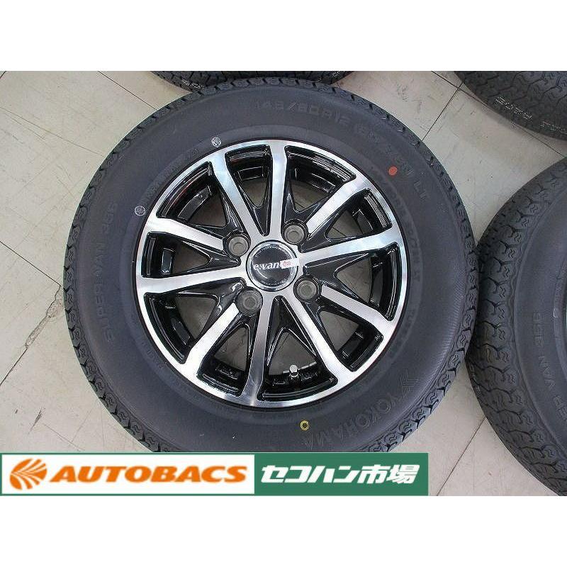 アウトレット４本セット】オートバックス エバンスHA1 12インチ3.5J