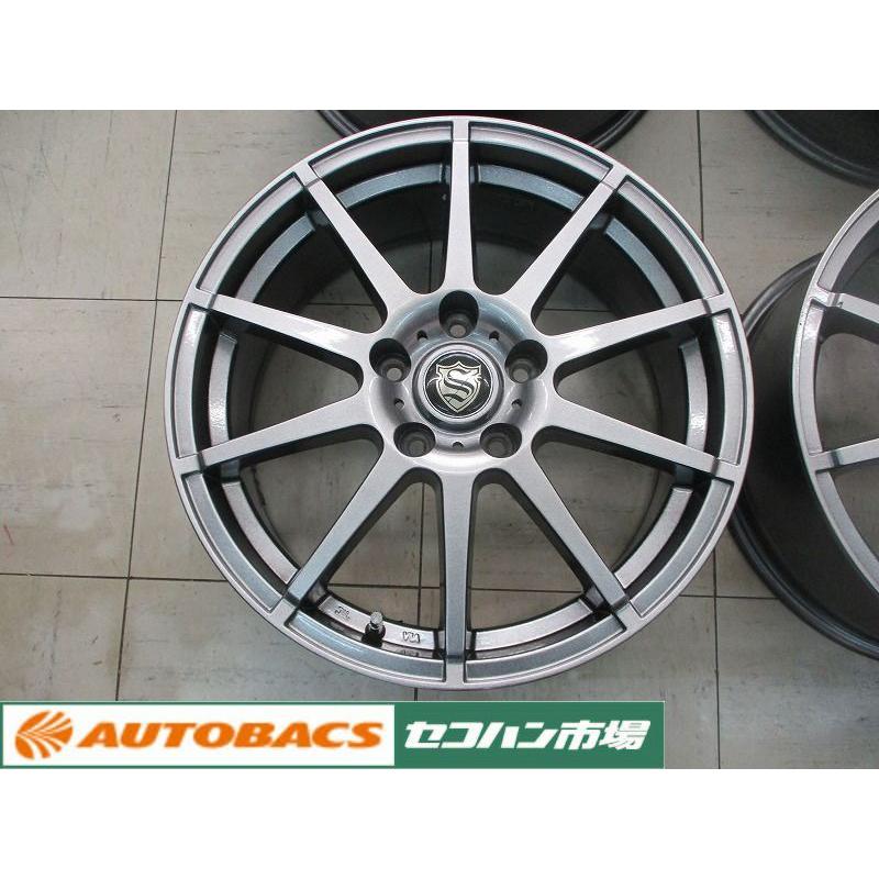 値下げ：中古品4枚セット）ブランドル562 17インチ7.0J+53 5穴PCD114