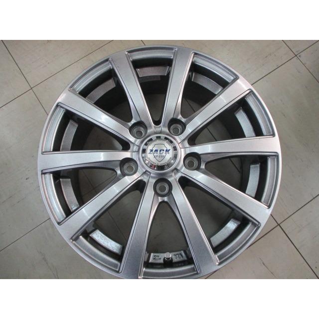 値下げ：中古品4枚セット） ZACK JP-110 15インチ 6.0J+53 5穴PCD114 