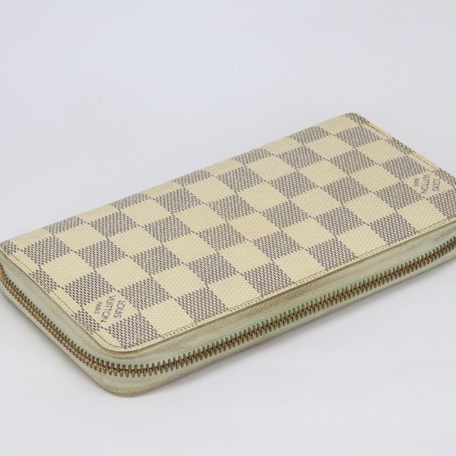 ルイヴィトン ダミエアズールジッピーウォレットN60019【美品】 LOUIS VUITTON（ルイ・ヴィトン） ダミエアズール ジッピーウォレット