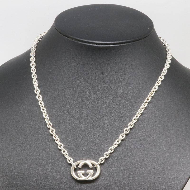 チェーン GUCCI グッチ 925 シルバー インターロッキングG チェーン GUCCI グッチ 925 シルバー インターロッキングG