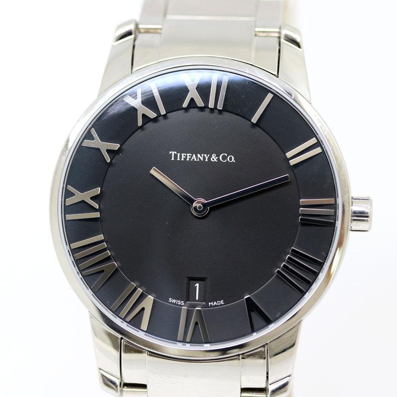 ティファニーアトラスドームクロノグラフウォッチクォーツ腕時計