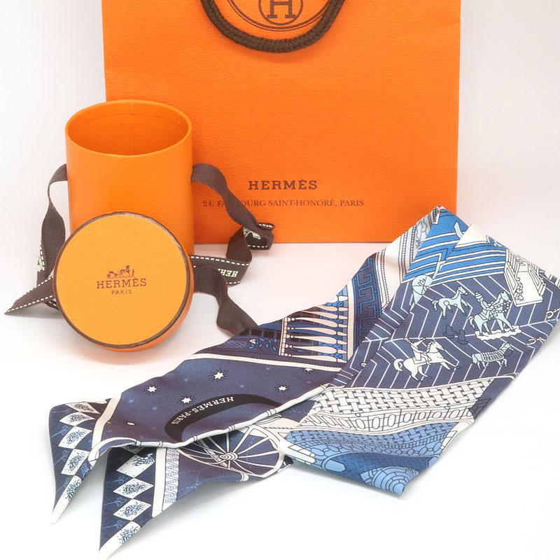 【新品・未使用】エルメスツイリー　OBJECTS DE CURIOSITE エルメス2023SS新作ツイリー⑪Objets de Curiosite | 可愛いもの好きOL