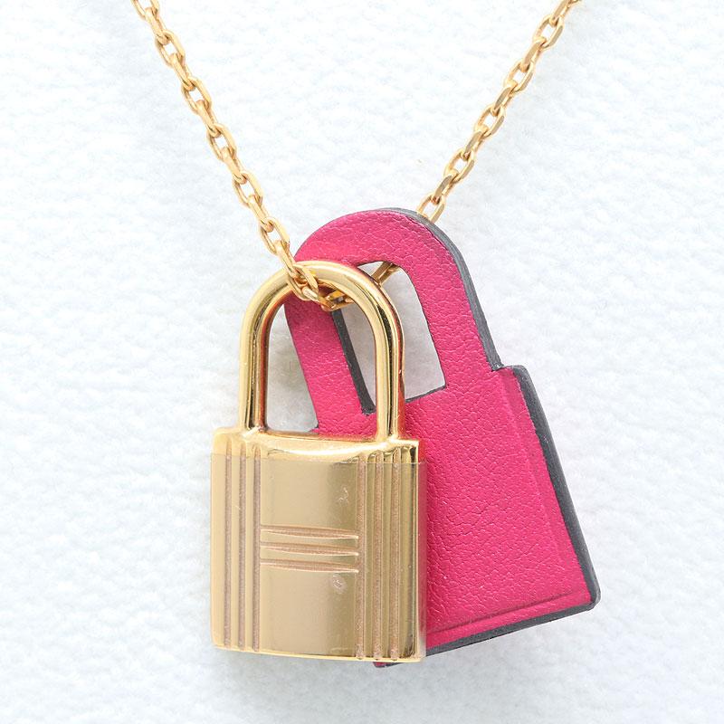 HERMES（エルメス） 美品！ オーケリー PM ピンクゴールド ネックレス