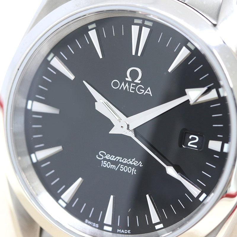 OMEGA オメガ シーマスター アクアテラ 150m 36.2mm メンズ クオーツ 腕時計 2518.50 （質屋 藤千商店）｜fujisen78｜08