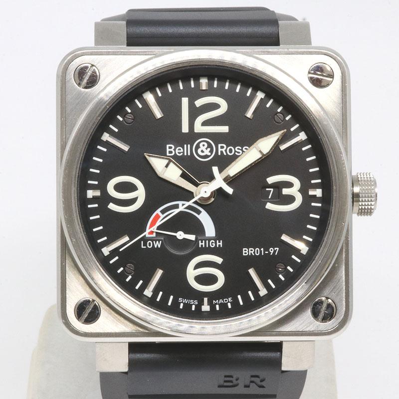 ベル&ロス Bell & Ross アビエーション BR01-97B-R パワーリザーブ 