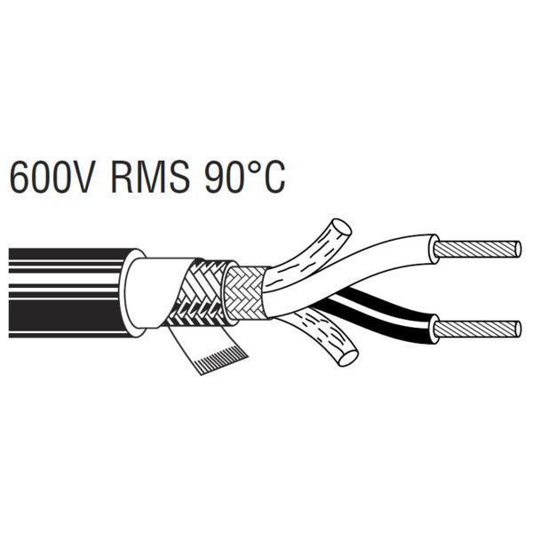 ケーブル Bulk Cable - BELDEN 8412, 2 C #20 Str TC, Rayon & 85% TC Braid, Cotton Serve, EPDM Jkt, 10cm [送料170円から 同梱可]｜fujishima-ctm-gtr