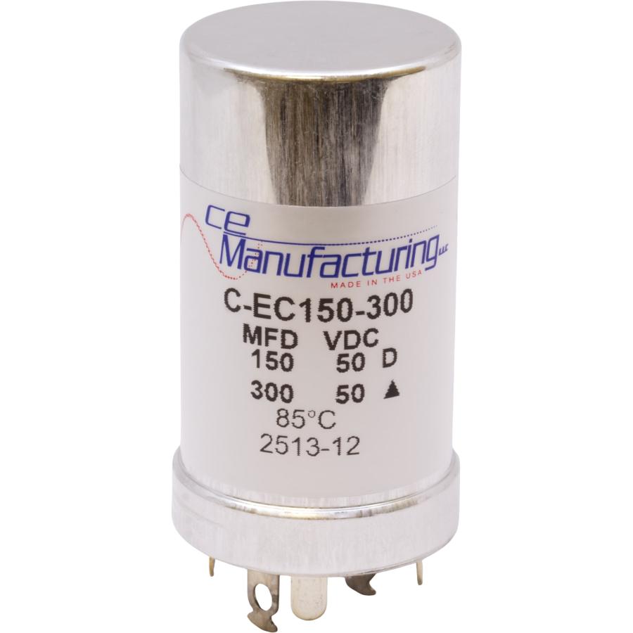 コンデンサ Capacitor - CE Mfg., 50V, 150/300 uF