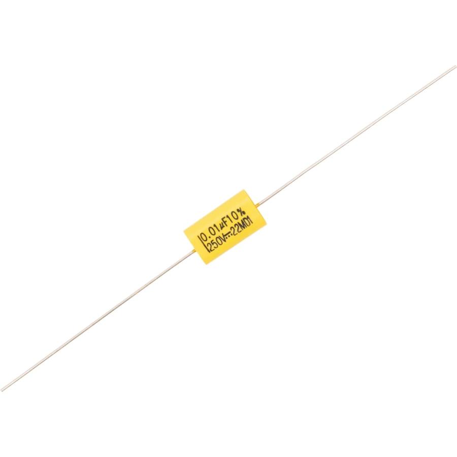 コンデンサ Capacitor - 0.01uF, 250V, Chicklet style, Axial コンデンサ Capacitor - 0.01uF, 250V, Chicklet style, Axial