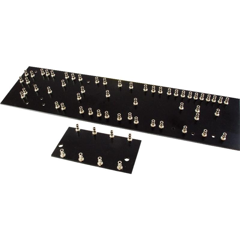 タレットボード Turret Board Black, 2mm, 5F6A Layout, 2 pcs [送料170円から 同梱可] P