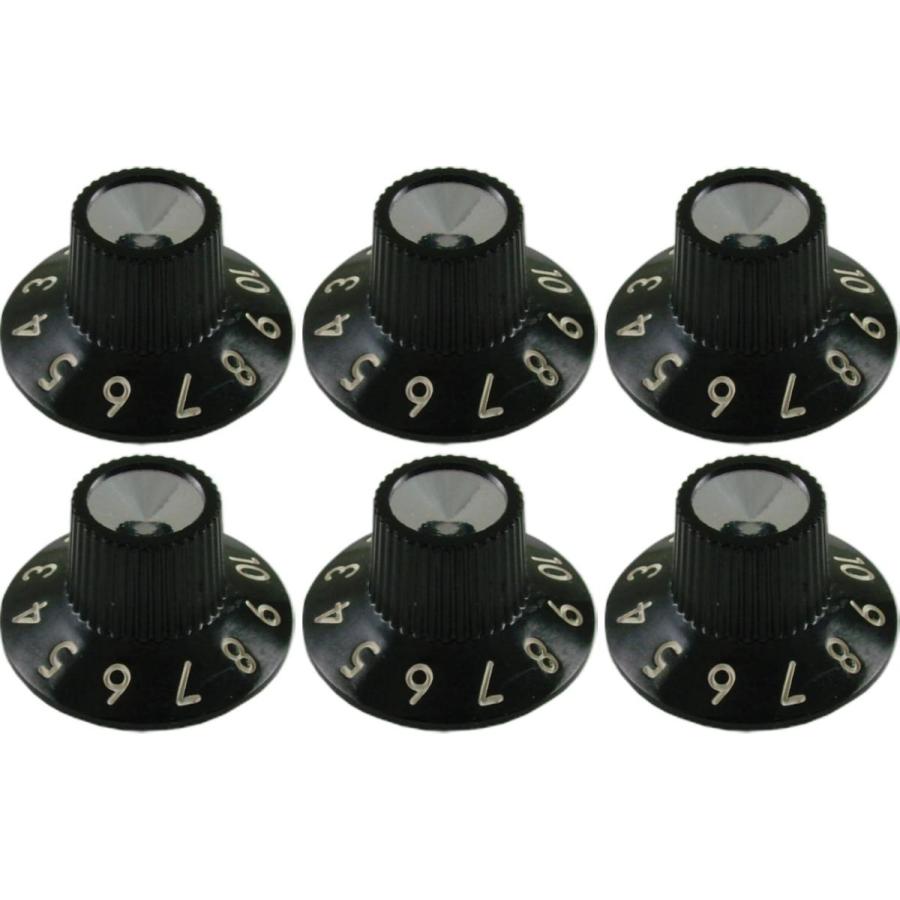 Fender ノブ Knob - Fender, Witch Hat, Black Skirted for