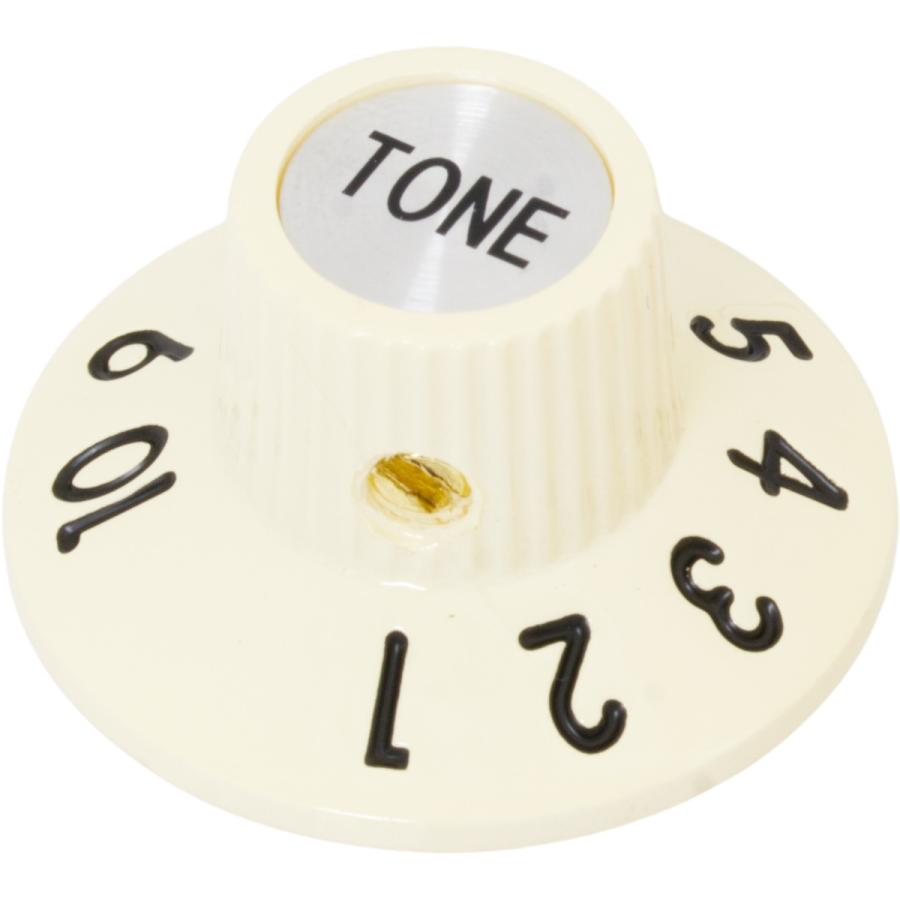 ノブ Knob - Telecaster Deluxe style, Witch Hat, 1-10, Skirted