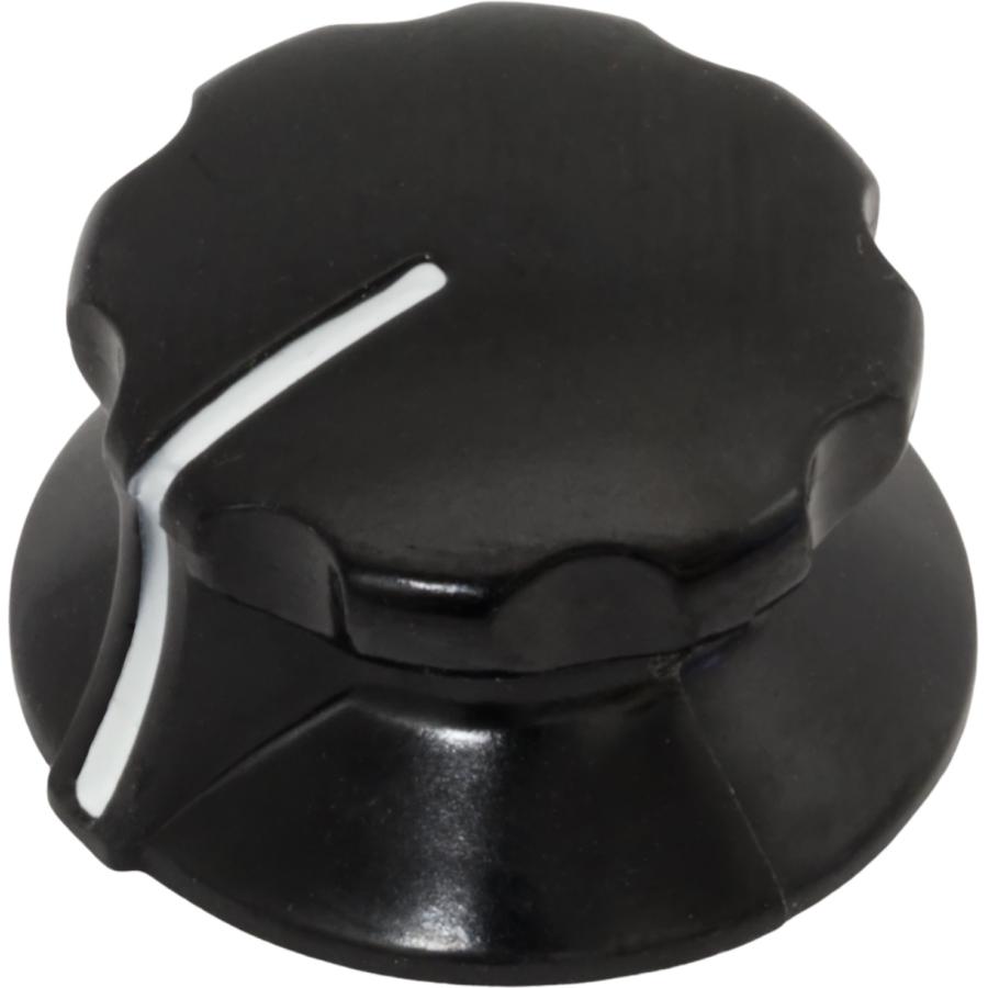 ノブ Knob - Phenolic, set screw, Premium RCA Style, Skirted