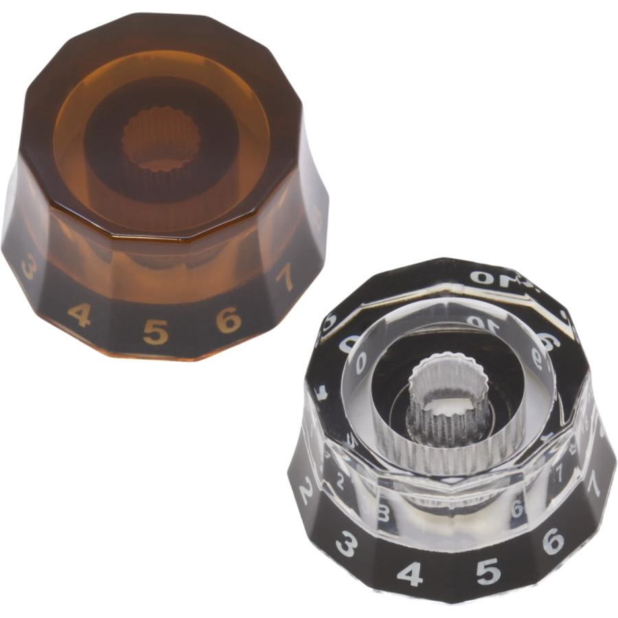 ノブ Knob - Plastic, Knurled Shaft, Lampshade, PRS Style
