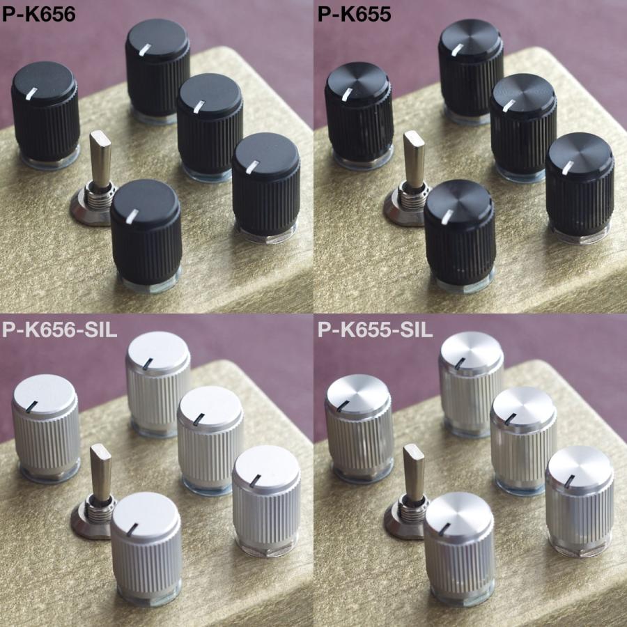 ノブ Knob - Aluminum, Set Screw, Short Line, 0.495\" Diameter, Black (100) [送料170円から 同梱可]"_2