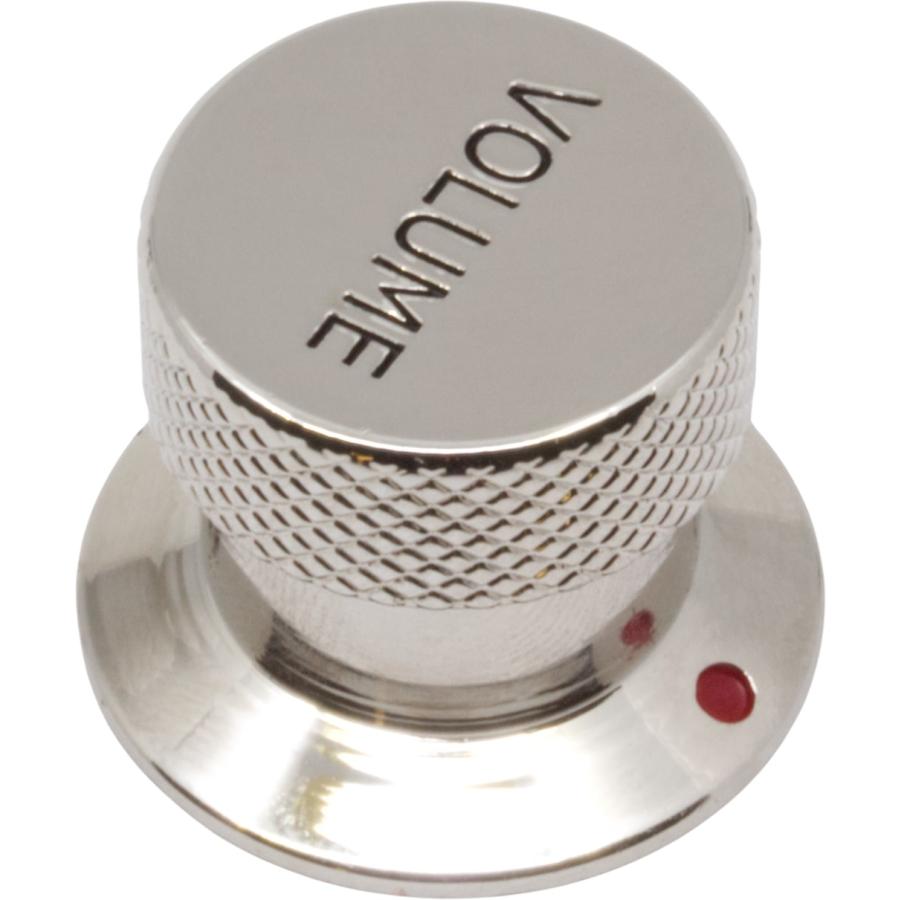ノブ Knob - Metal, Set Screw, Chrome Plated, Vox Style, Volume (1