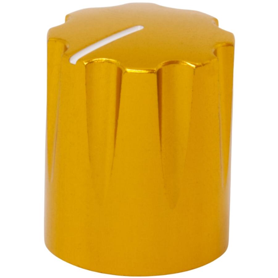 ノブ Knob - Aluminum, Scalloped Edge, Indicator Line, 0.5