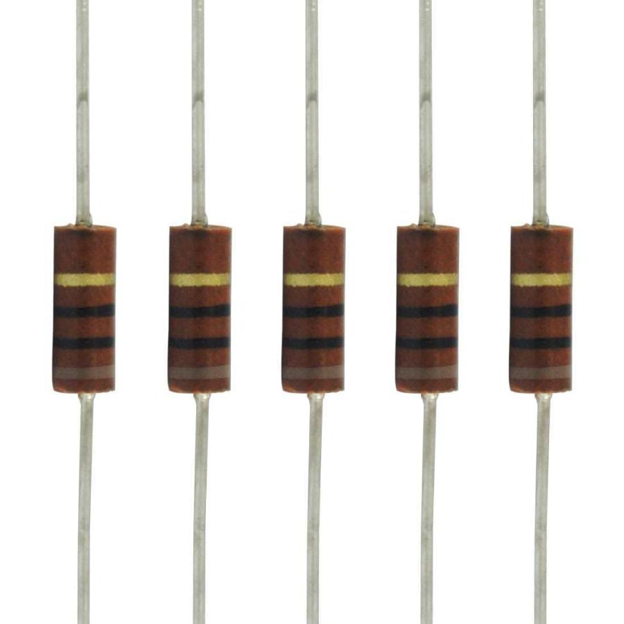 抵抗 Resistors - 0.5 Watt, Carbon Composition、2.2 Ω (100) [送料170円から 同梱可]