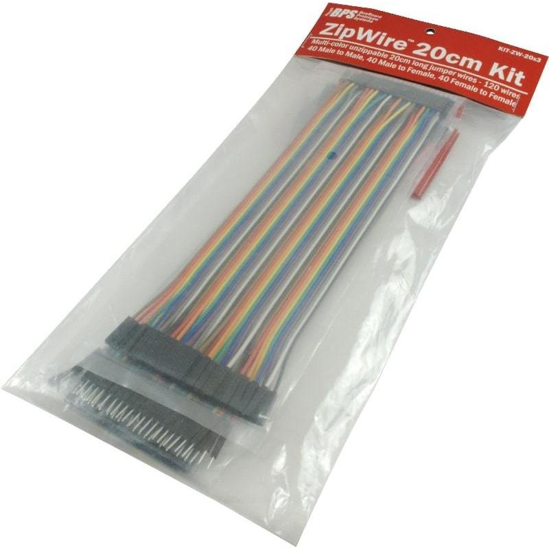 ジップワイヤー ZipWire Jumper Cable Kit for circuits, 10 cm [送料170円から 同梱可