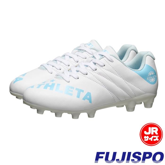 ATHLETA サッカーシューズ ホワイト/ライトブルー スパイク 特価 アスレタ ATHLETA Jr. サッカー・フットサル シューズ サッカー