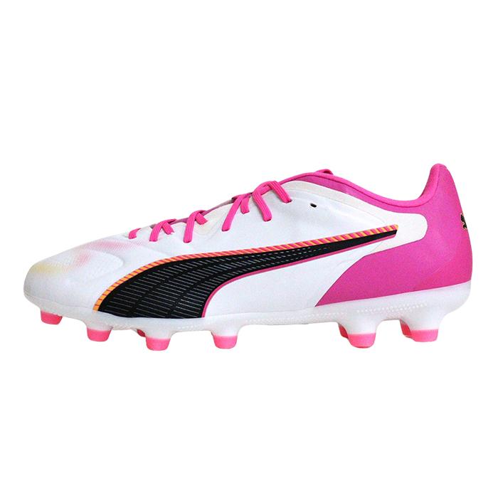 Puma サッカーシューズ ホワイト/ネイビー/ピンク プーマ キング 20 プロ HG/AG PUMA サッカースパイク シューズ 土 人工