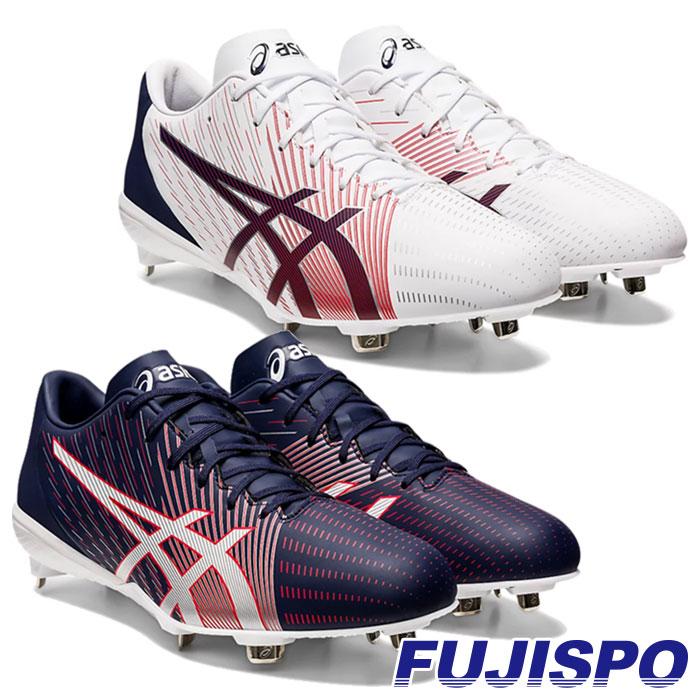 アシックス GOLDSTAGE MA野球 スパイク 金具 赤 白 23.5 アシックス GOLDSTAGE MA 2 asics 野球・ソフト シューズ スパイク