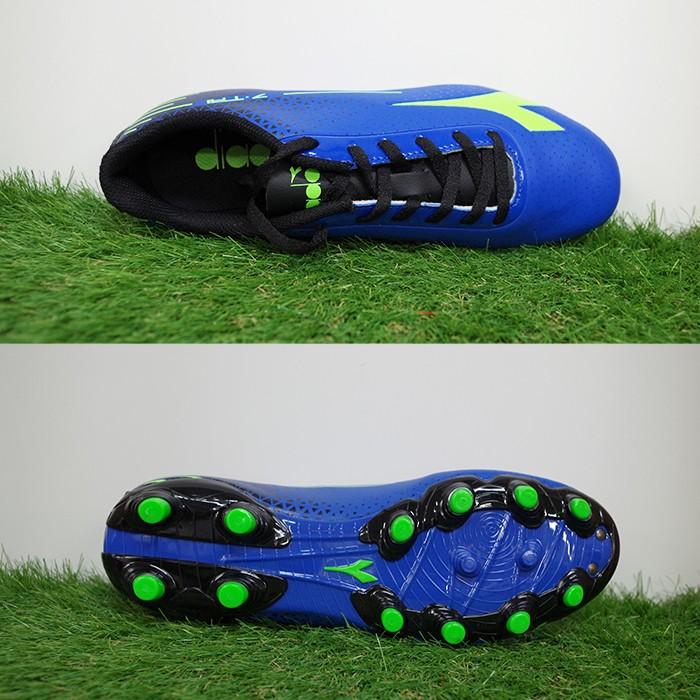 7-TRY MG14 ディアドラ(DIADORA) サッカースパイク ブルー×ライム