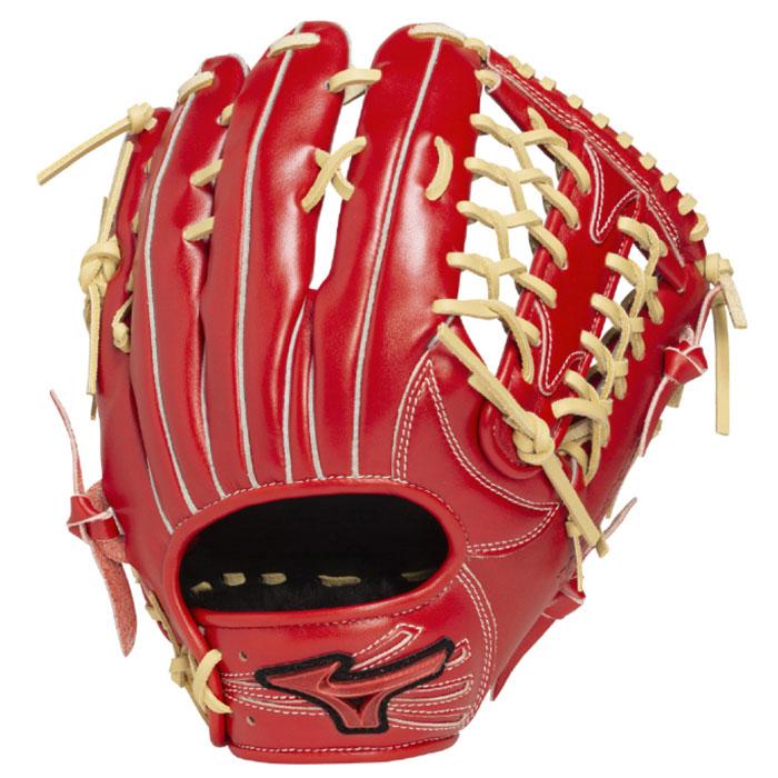 野球 ミズノ 軟式グローブ WILL DRIVE RED IBE限定スペック 外野