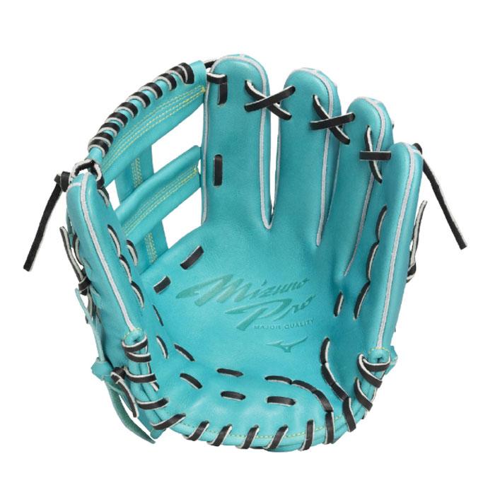 野球 ミズノプロ 軟式グローブ 内野手 限定 翡翠カラー mizuno 軟式