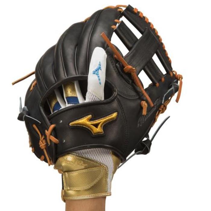 ミズノ ミズノプロ 限定 守備手袋 左手用 プレミアムモデル mizuno