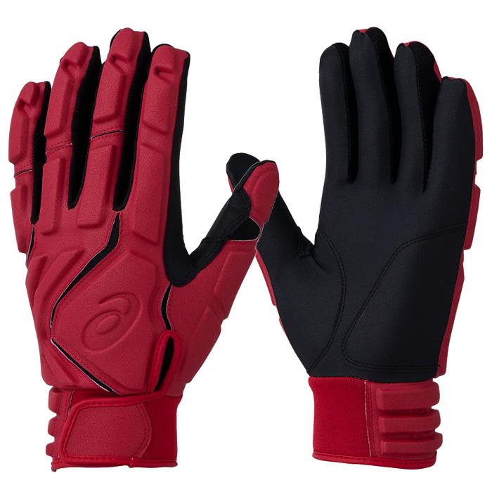 3点セット赤黒　スパイク27.5cm バッティング手袋　走塁用手袋 ゴールドステージ GOLDSTAGE バッティング・走塁兼用手袋 両手用
