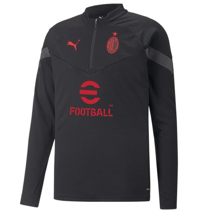 美品大きめ ACミラン トレーニングトップ ジャージ　サッカーウェア プーマ ACミラン 22-23 トレーニング 1/4 ジップ トップ puma