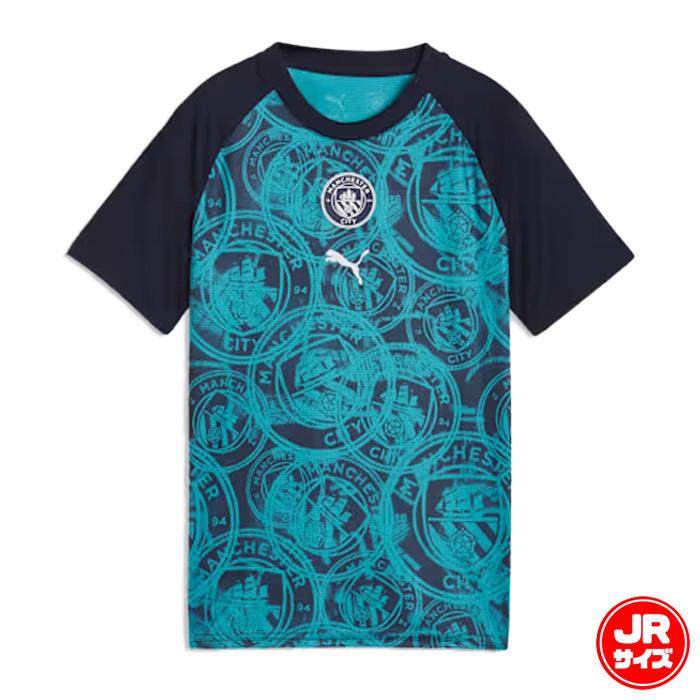 プーマ キッズ マンチェスターシティ FC プレマッチ 半袖 シャツ PUMA