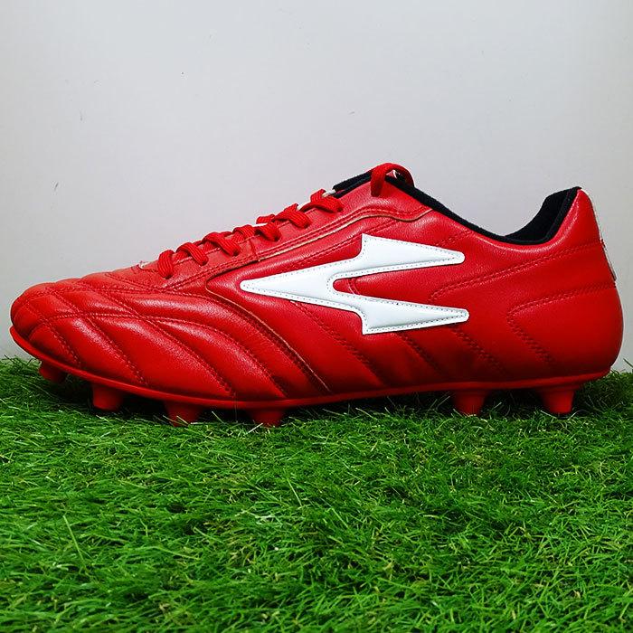 アドラー ジローナ MS adler 【サッカー・フットサル】 シューズ サッカースパイク 大人 メンズ 天然芝 人工芝 土 Girona レッド×ホワイト (AD168-RD-RD-WH)|fujispo|02