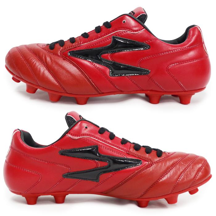 レッジオ MS(AD803-RED-BLK)アドラー サッカースパイク レッド 
