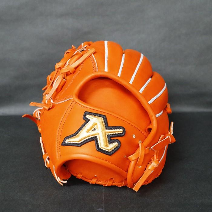 新品　ATOMS アトムズ　グローブ　投手　内野手　右投　硬式　オレンジ 楽天市場】アトムズ グローブ ATOMS 硬式用 グラブ 後藤レザー