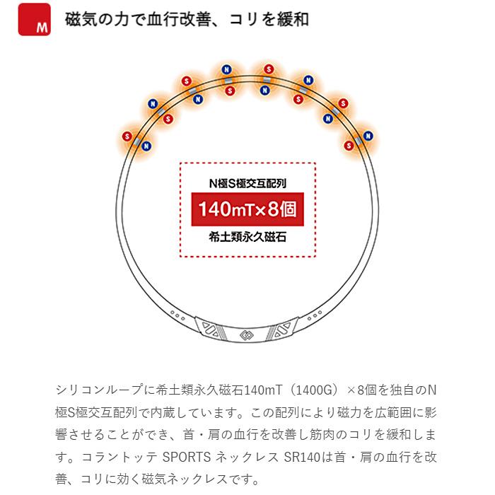 野球 コラントッテ スポーツ ネックレス SR140 Colantotte SPORTS