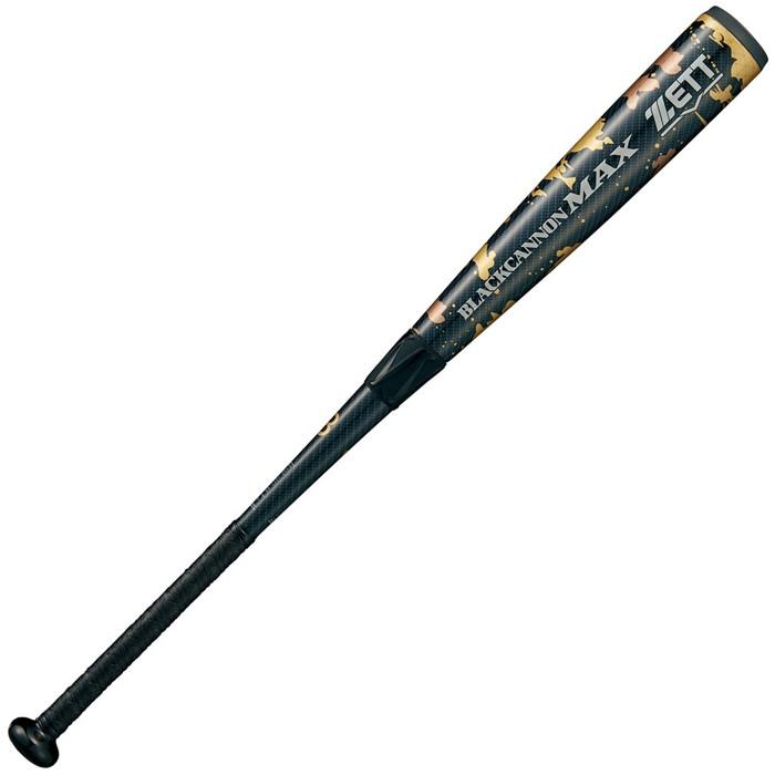 【値下げ交渉可】BLACKCANNON MAX 軟式バット 84cm ケース付き ゼット(ZETT) 軟式 FRP製バット ブラックキャノン MAX野球・ソフト