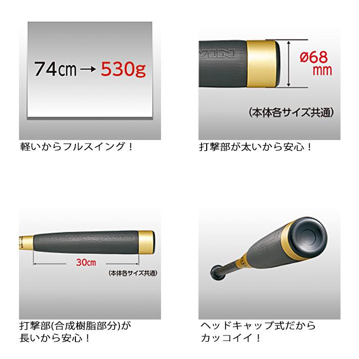 ゼット(ZETT) 少年軟式用 FRP製バット バトルツインST 74cm ゼット(ZETT) 少年軟式用 FRP製バット バトルツインST 74cm